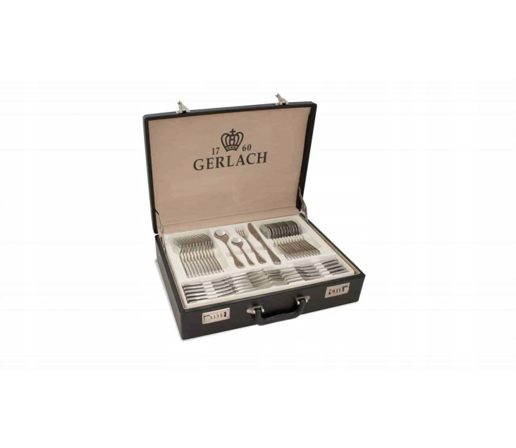 Cutlery set 68 pcs. CELESTIA matte + suitcase