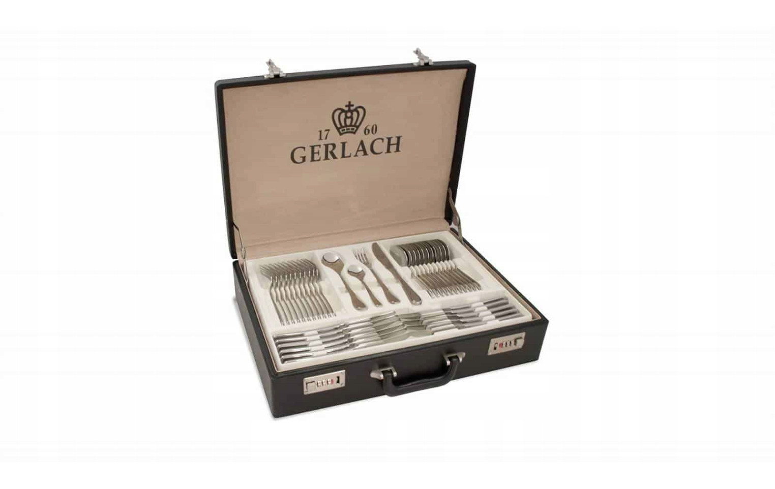 Cutlery set 68 pcs. CELESTIA matte + suitcase