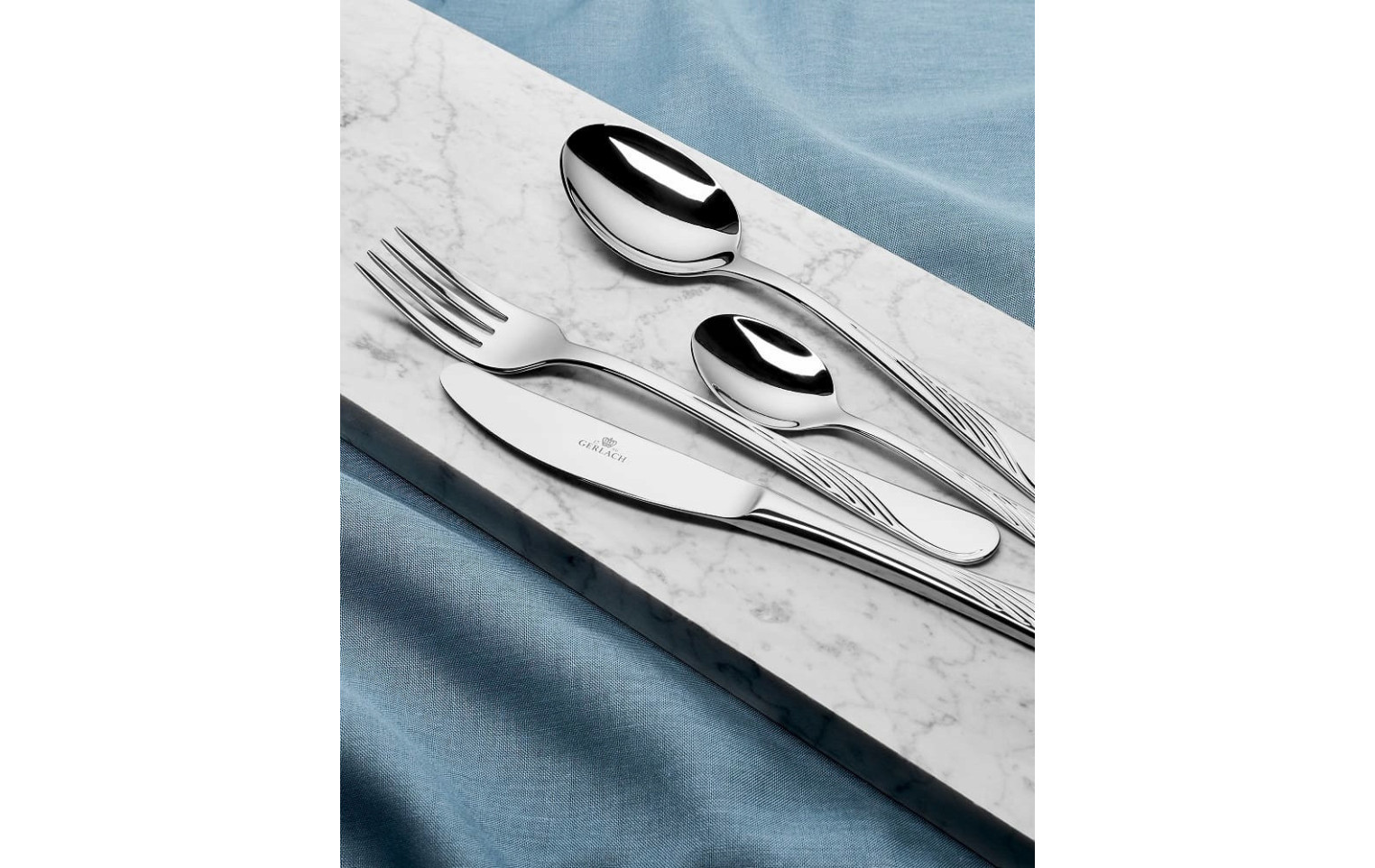 Cutlery set 68 pcs. CELESTIA matte + suitcase