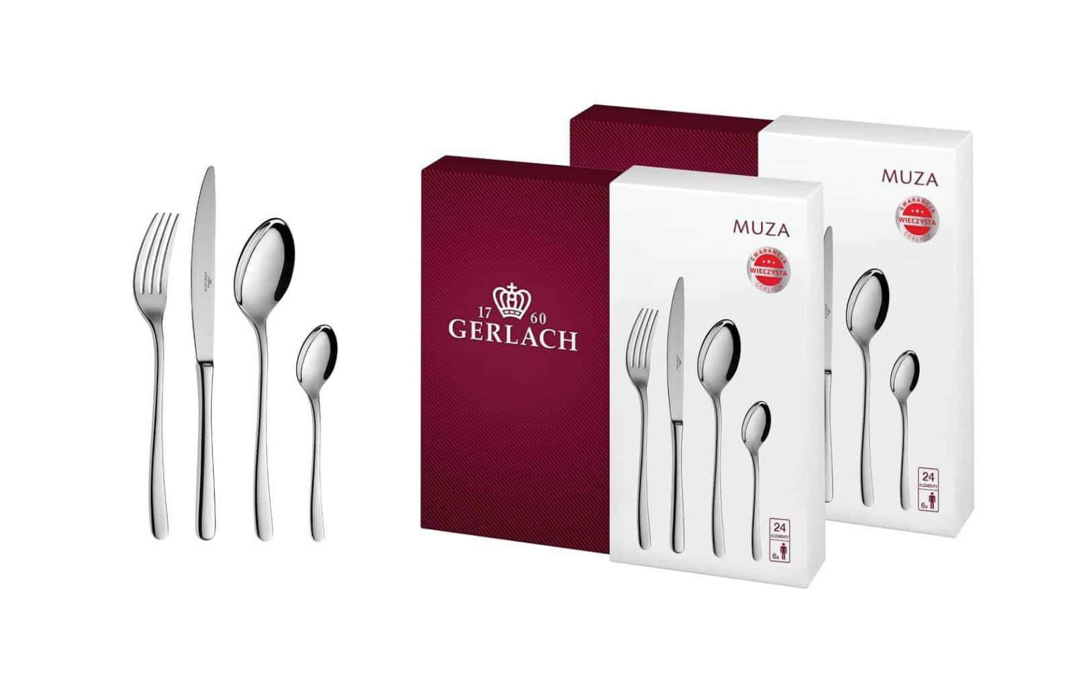 48-piece cutlery set MUZA gloss