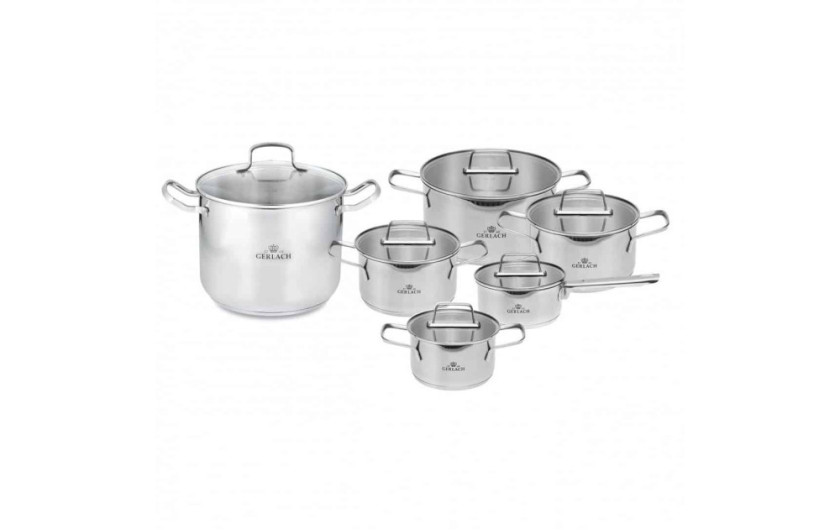 10-piece pot set AMBIENTE + 10 l. pot. Simple