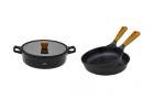 Set of 2 frying pans 24/28 cm + pot 28 cm NATUR Set of 2 frying pans 24/28 cm + pot 28 cm NATUR