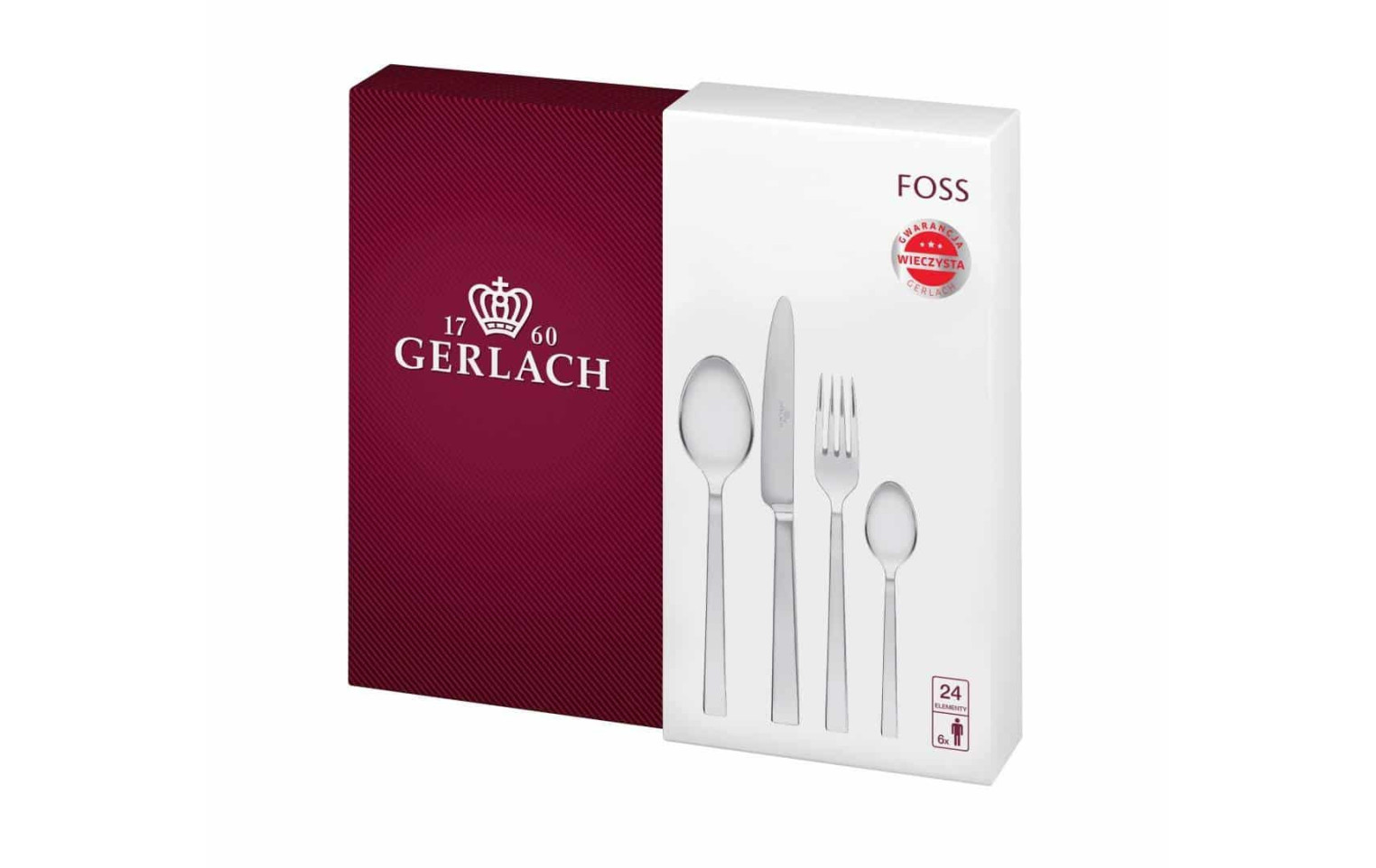 24-Piece Cutlery Set FOSS Polished Finish