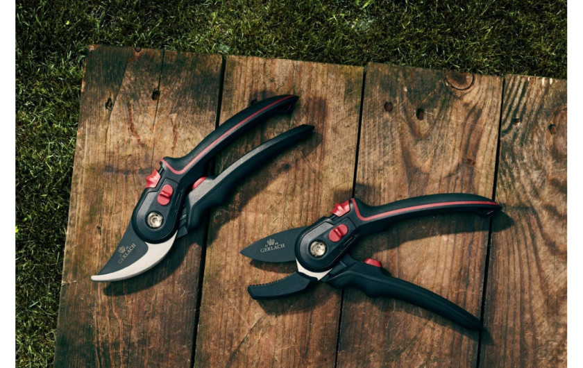 Single-handed hedge shears + hedge clippers