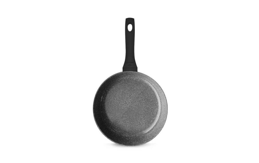 Set of 3 GRANITEX GREY frying pans 20/24/28 cm + pancake pan