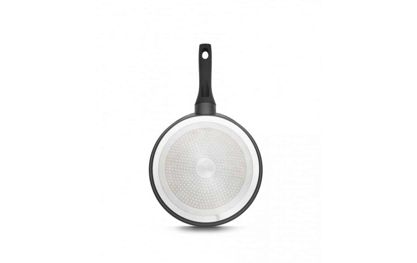 Set of 3 GRANITEX GREY frying pans 20/24/28 cm + pancake pan