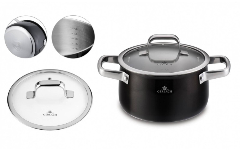 Set of 6 PRIME pots + set of knives in a block