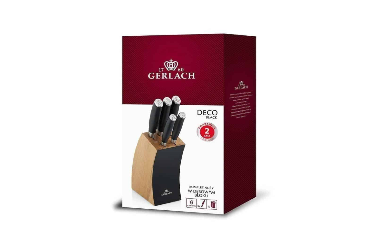 Set of 6 PRIME pots + set of knives in a block