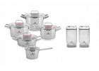10-piece cookware set SUPERIOR + containers