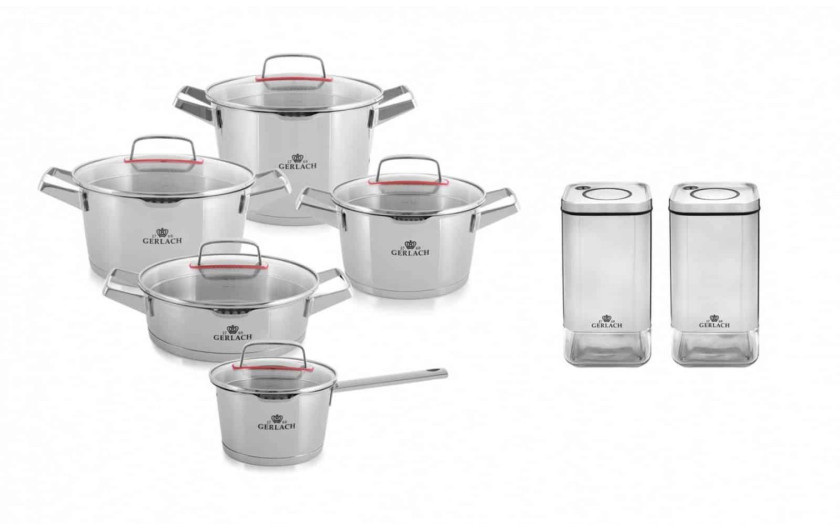 Set of 10 SUPERIOR pots + containers