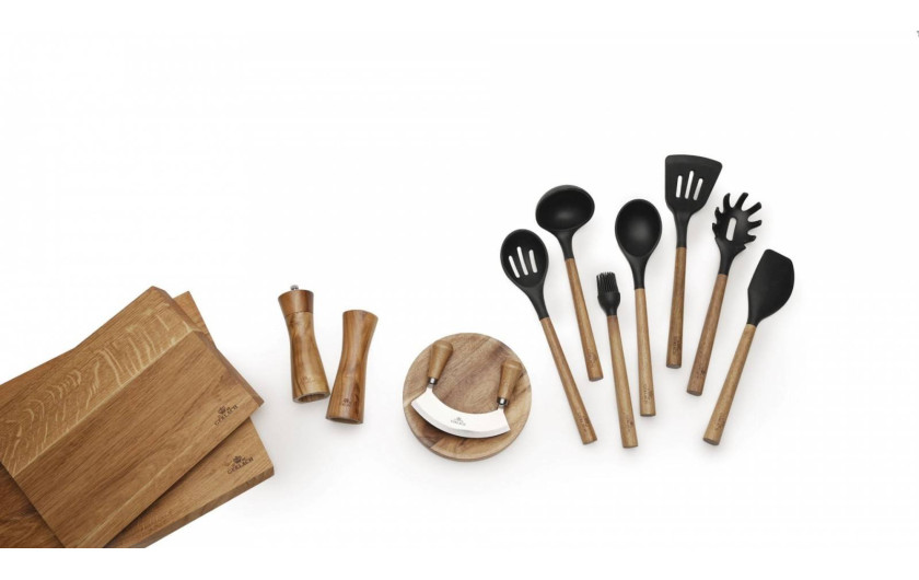 Cutting board NATUR + kitchen knife