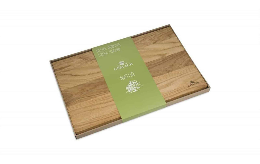 Cutting board NATUR + kitchen knife