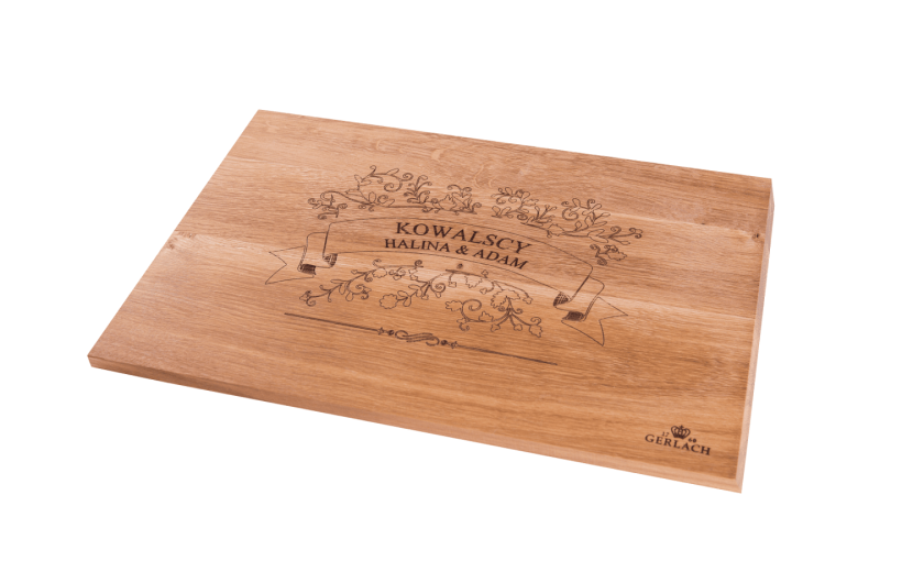 Cutting board NATUR + kitchen knife