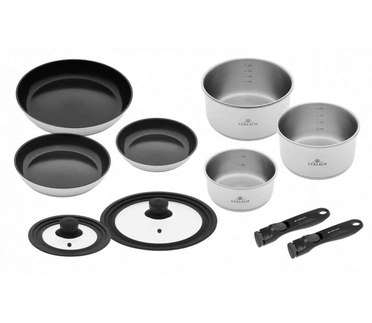 SMART STEEL 10-piece dinnerware set
