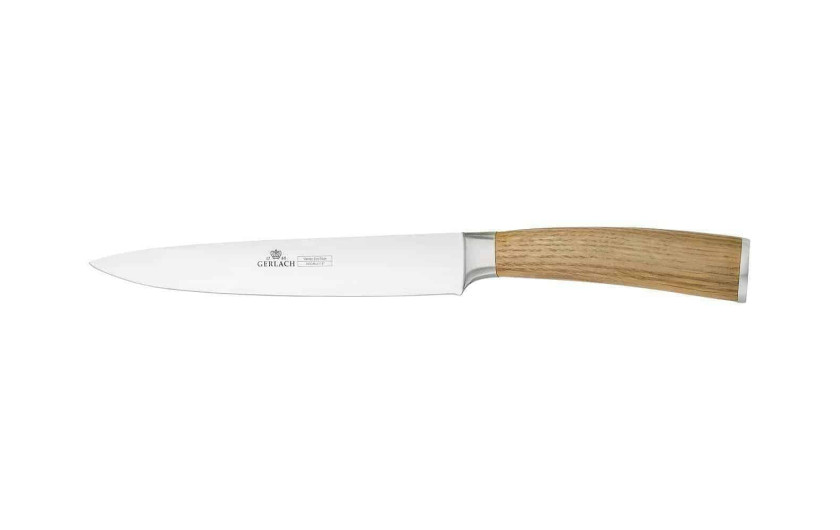 Knife set in block NATUR + cutting board + salt shaker and pepper mill