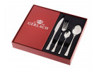 24-piece cutlery set TUNEA gloss + 6-piece cake forks. 24-piece cutlery set TUNEA gloss + 6-piece cake forks.