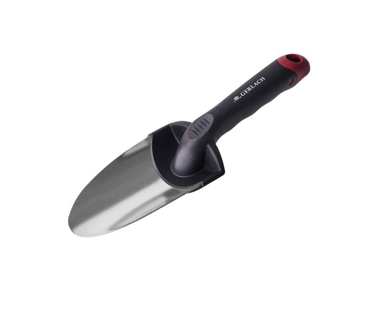 Wide stainless steel spatula