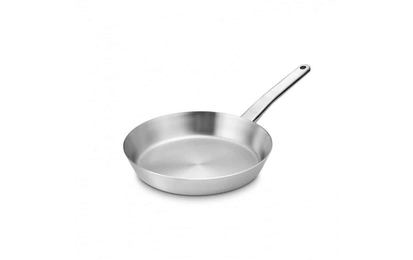 Set of 2 Prestige stainless steel frying pans 24/28 cm
