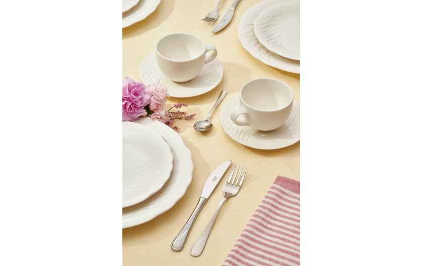 CELESTIA set of 12 cups with saucers for 6 people.