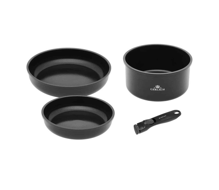 Frying pan set 24/28 cm + pot 18 cm + SMART handle