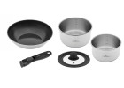 SMART STEEL dishes set: 18/20 pots (2.0 and 2.5l) + 28 wok pan + handle + lid (16/18/20) SMART STEEL dishes set: 18/20 pots (2.0 and 2.5l) + 28 wok pan + handle + lid (16/18/20)