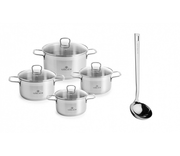8-piece BRAVA cookware set + SOLID ladle