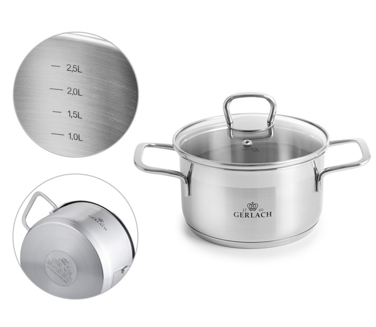 8-piece BRAVA cookware set...