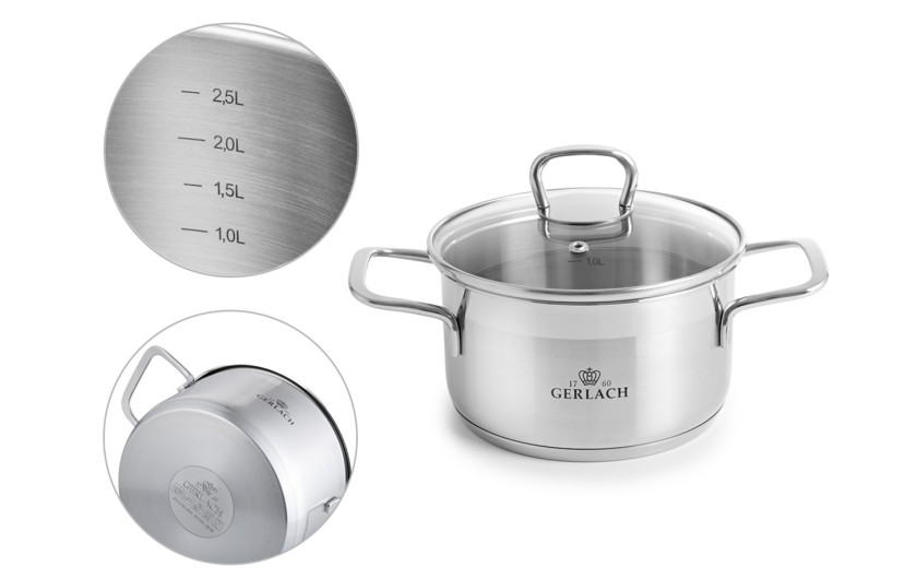 8-piece BRAVA cookware set + SOLID ladle
