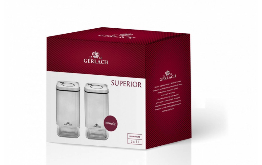 Gerlach Superior Set of 2 food containers