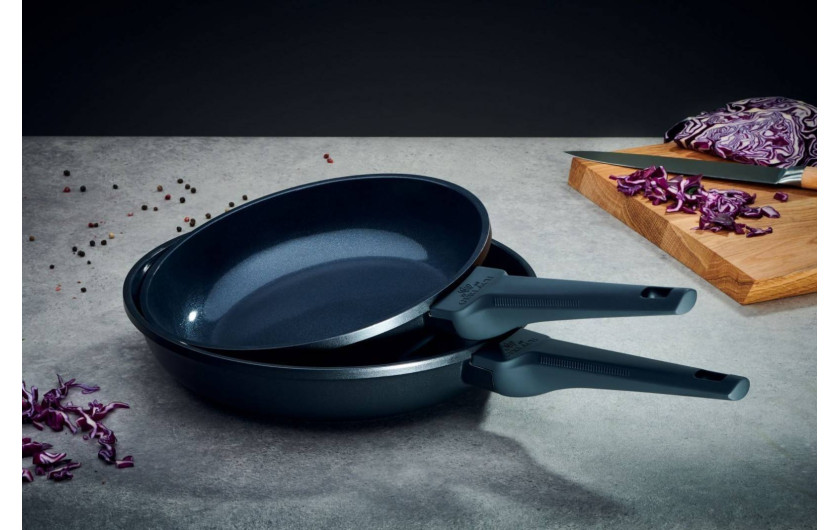 Set of 10-piece pots MODEL + MONOLIT frying pans 24/28cm with ceramic coating.