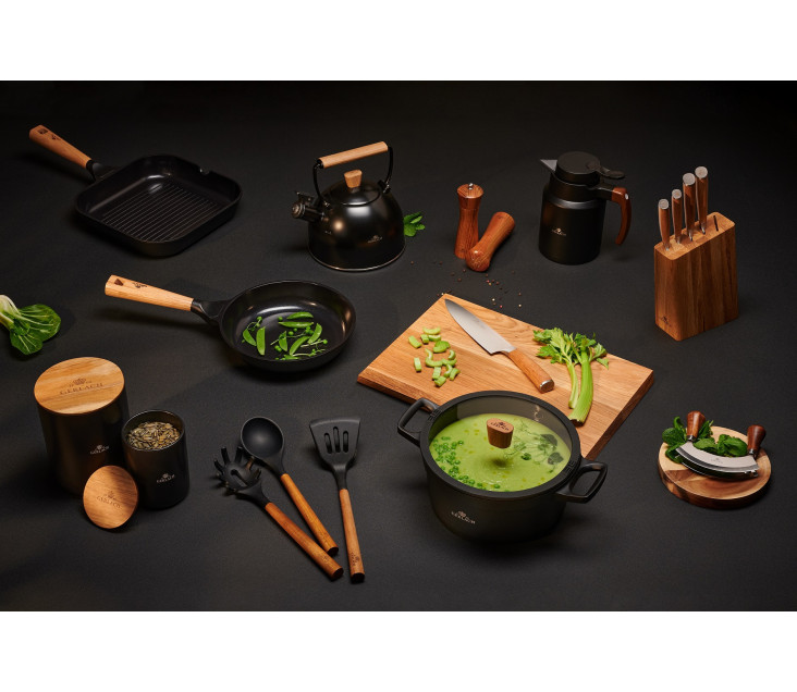 Knife set in block NATUR +...