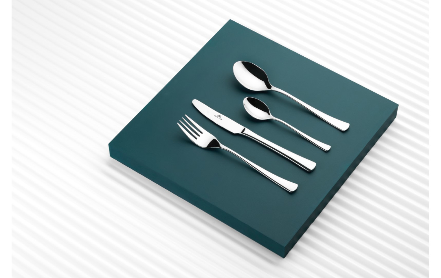 24-Piece Cutlery Set + 6-Piece Cake Fork Set TUNEA Polished Finish