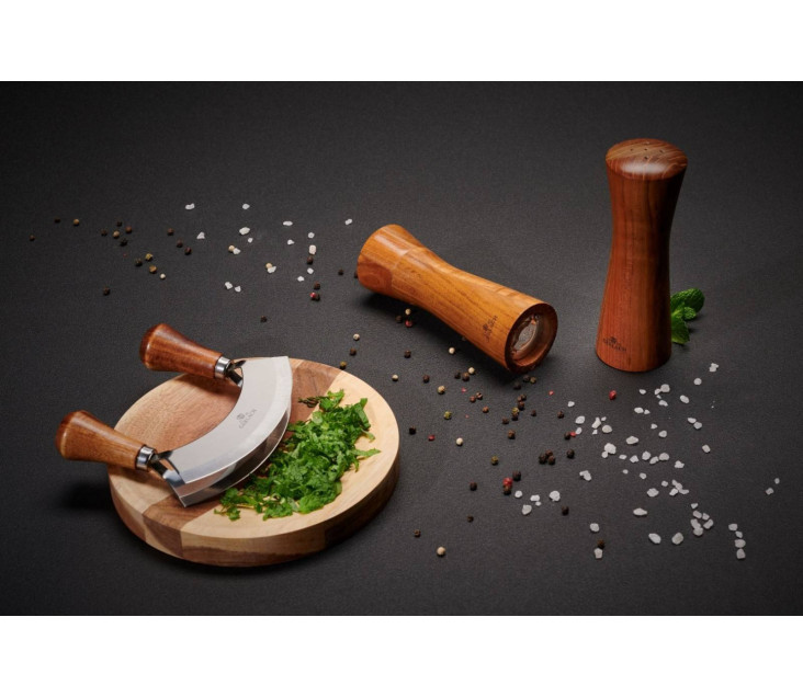 Wooden salt shaker and...