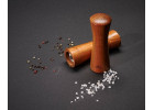 Wooden salt shaker and pepper mill NATUR + cutting board + herb chopper