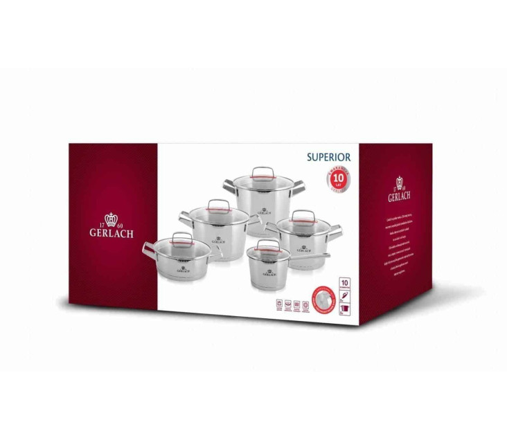 11-piece SUPERIOR pots set...