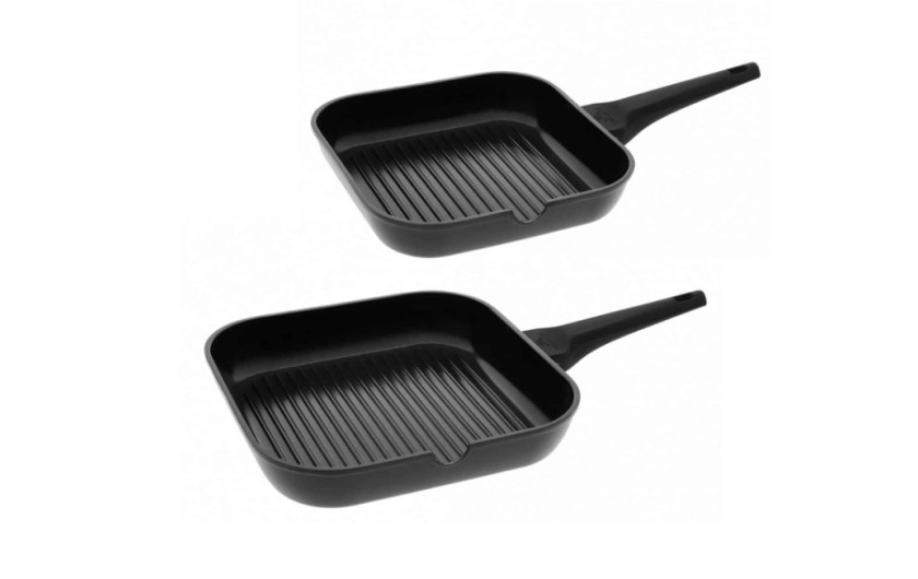 Set of 2 x MONOLIT 24/28 cm grilling pans