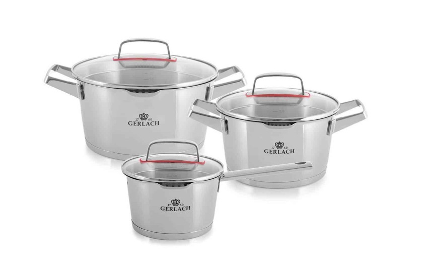 6-piece cookware set SUPERIOR + Pressure cooker 6.0L SOLID 6-piece cookware set SUPERIOR + Pressure cooker 6.0L SOLID