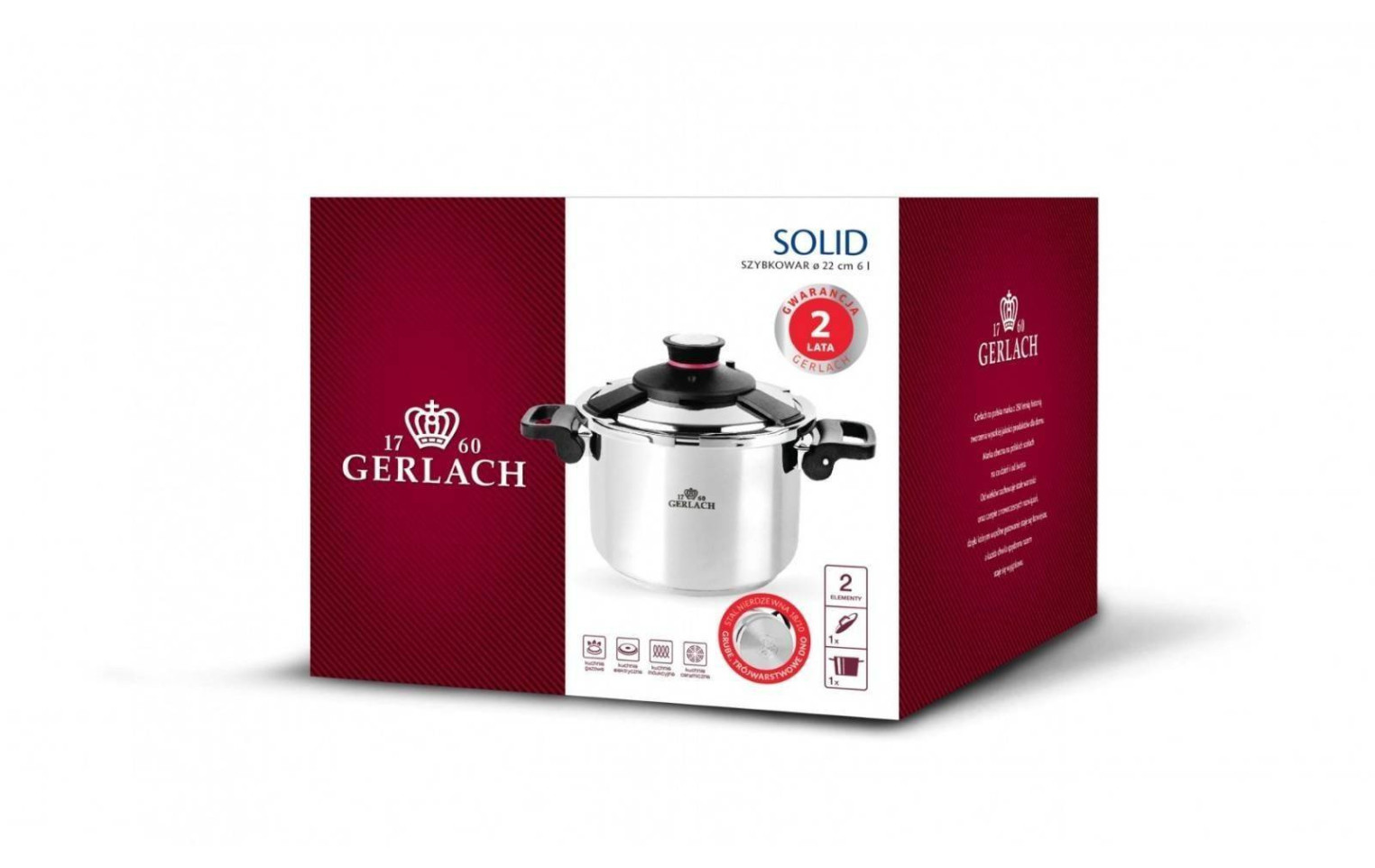 6-piece cookware set SUPERIOR + Pressure cooker 6.0L SOLID