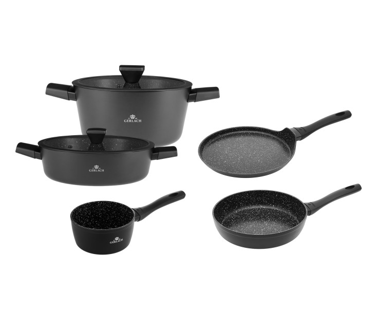GRANITEX 7-piece cookware set.