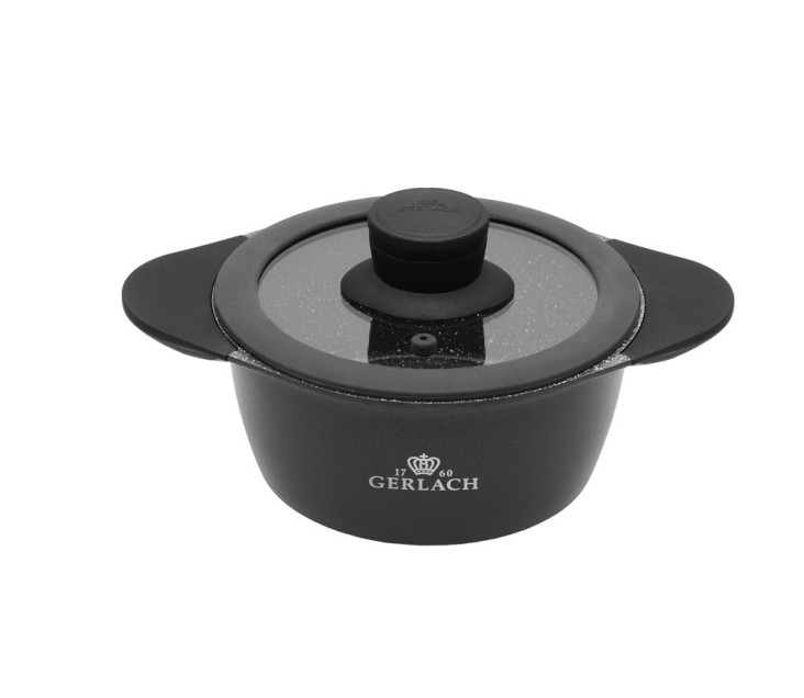 Blend Stone Aluminum Pot 1.3L/16 cm with Lid