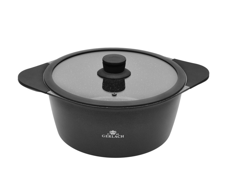 Blend Stone Aluminum Pot 4.4L/24 cm with Lid