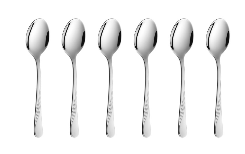 CELESTIA set of 12 cups with saucers + coffee spoons + cake forks CELESTIA/6 people.