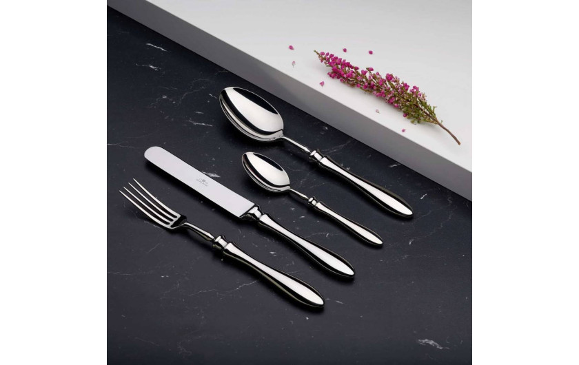 68-Piece Cutlery Set RETRO Polished Finish + Wooden Cutlery Chest