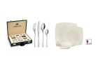 VALOR table set 36-piece dinner plate set for 12 people + 68-piece VALOR cutlery set gloss + suitcase VALOR table set 36-piece dinner plate set for 12 people + 68-piece VALOR cutlery set gloss + suitcase