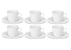 MODERN porcelain service 36 pieces for 6 people: 18 dinner plates + 12 cups with saucers + mugs MODERN porcelain service 36 pieces for 6 people: 18 dinner plates + 12 cups with saucers + mugs