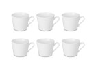 MODERN porcelain service 36 pieces for 6 people: 18 dinner plates + 12 cups with saucers + mugs MODERN porcelain service 36 pieces for 6 people: 18 dinner plates + 12 cups with saucers + mugs
