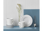 MODERN porcelain service 36 pieces for 6 people: 18 dinner plates + 12 cups with saucers + mugs MODERN porcelain service 36 pieces for 6 people: 18 dinner plates + 12 cups with saucers + mugs