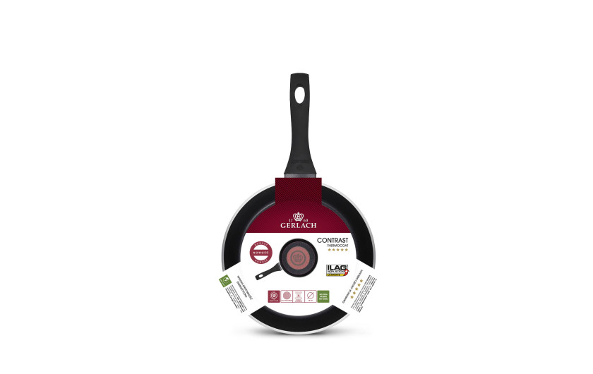 Set of 3x CONTRAST ThermoCoat ILAG Ultimate frying pans 20/24/28 cm