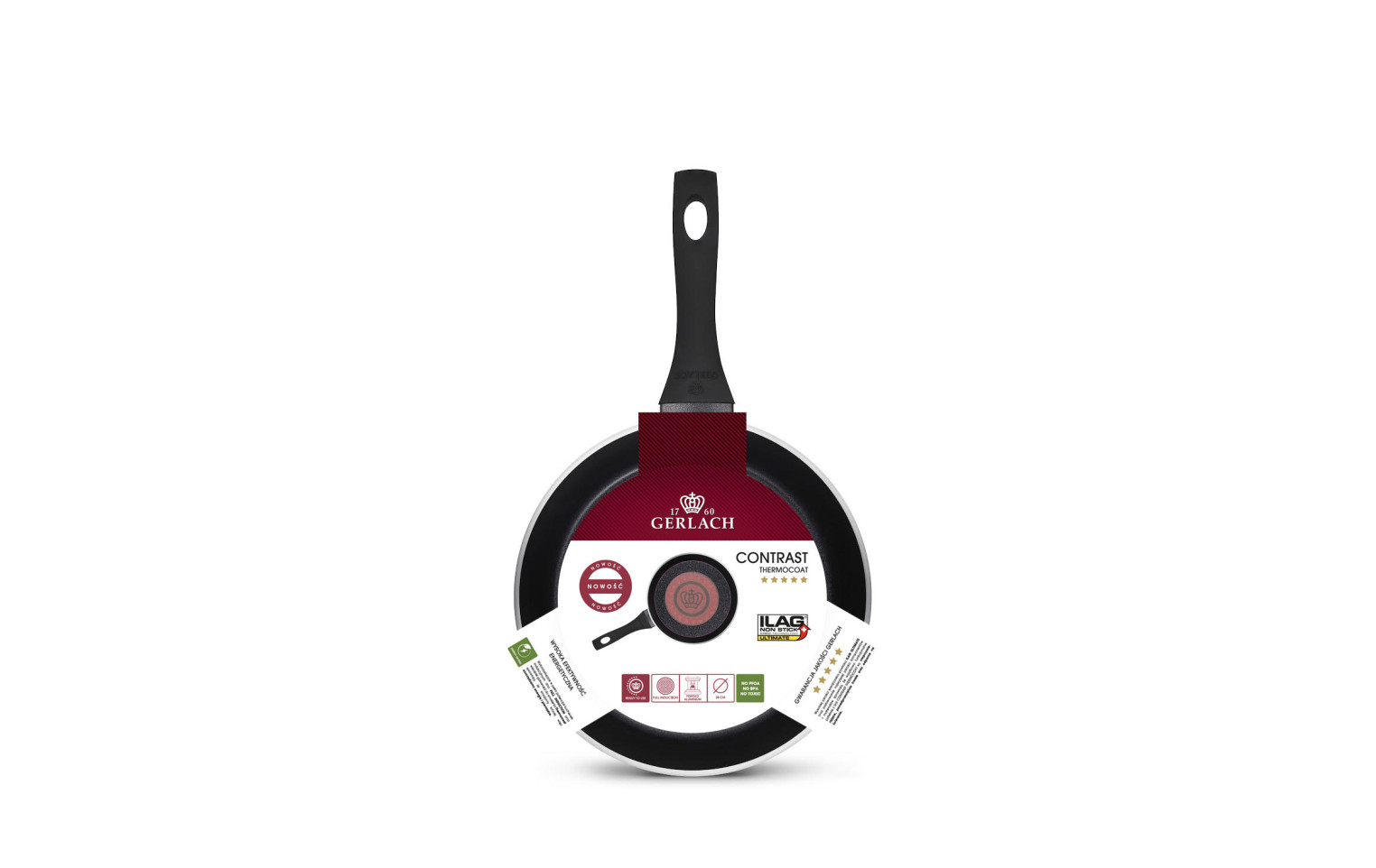 3-Piece Frying Pan Set 20/24/28cm CONTRAST ThermoCoat ILAG Ultimate