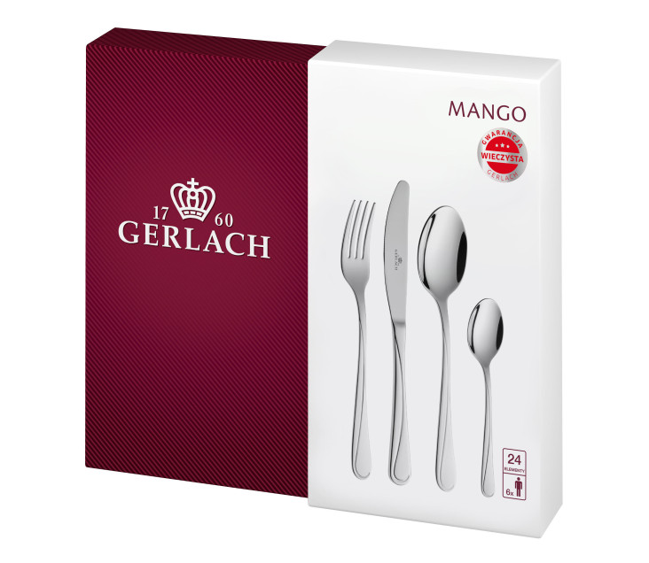 Set of 24 shiny MANGO...